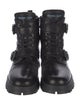 Prada Leather Combat Boots