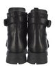 Prada Leather Combat Boots