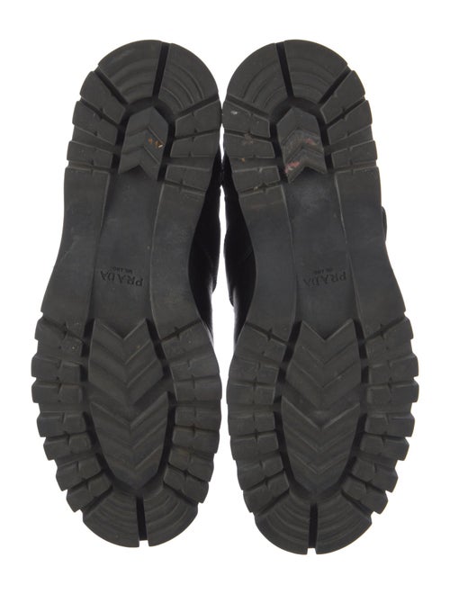 Prada Leather Combat Boots