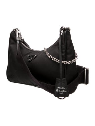 Prada Enameled Metal Triangle Re-Edition 2005