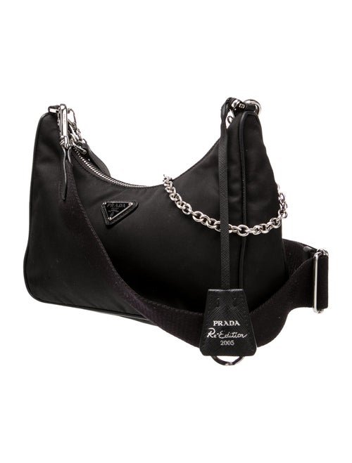 Prada Enameled Metal Triangle Re-Edition 2005