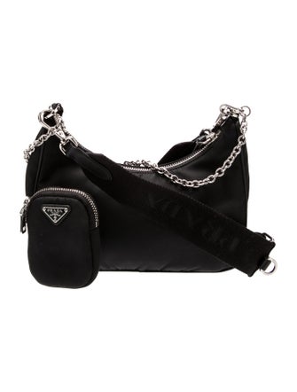 Prada Enameled Metal Triangle Re-Edition 2005