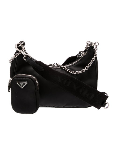 Prada Enameled Metal Triangle Re-Edition 2005