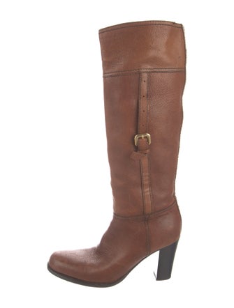 Prada Leather Riding Boots