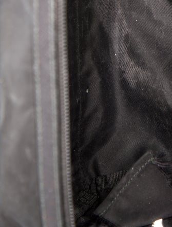 Prada Enameled Metal Triangle Travel Pouch