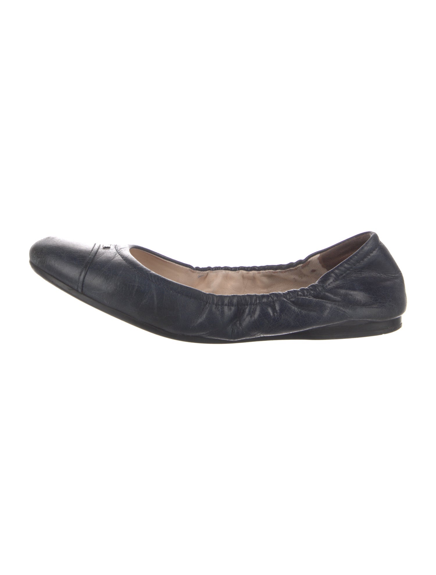 Prada Leather Ballet Flats