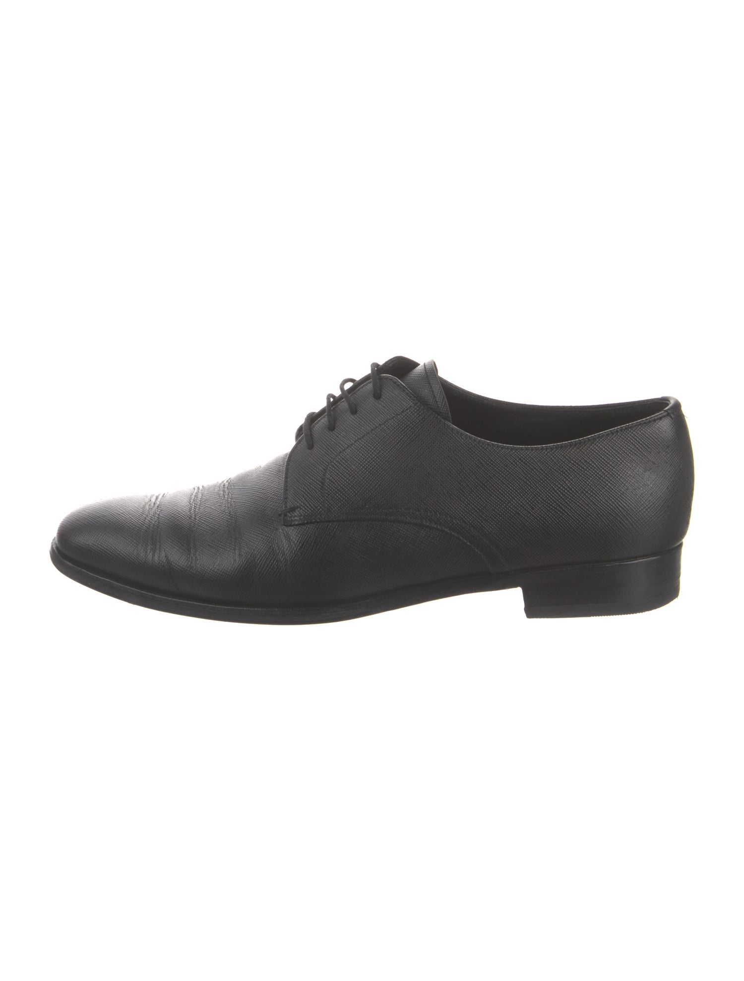Prada Saffiano Leather Derby Shoes