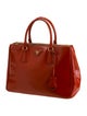 Prada Saffiano Vernice Leather Galleria Tote Small