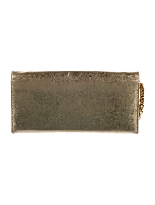 Prada Saffiano Leather Wallet on Chain
