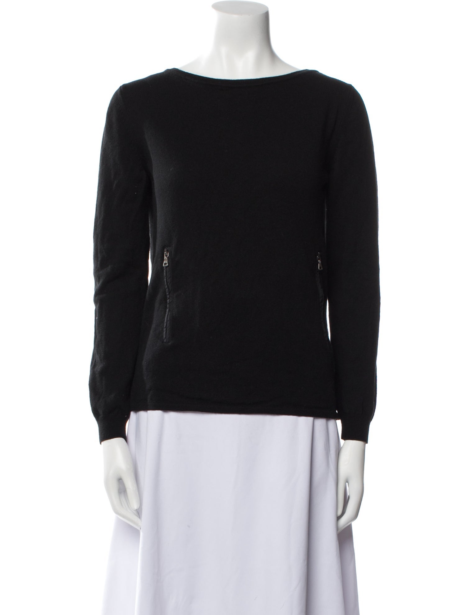 Prada Sport Cashmere Bateau Neckline Sweater