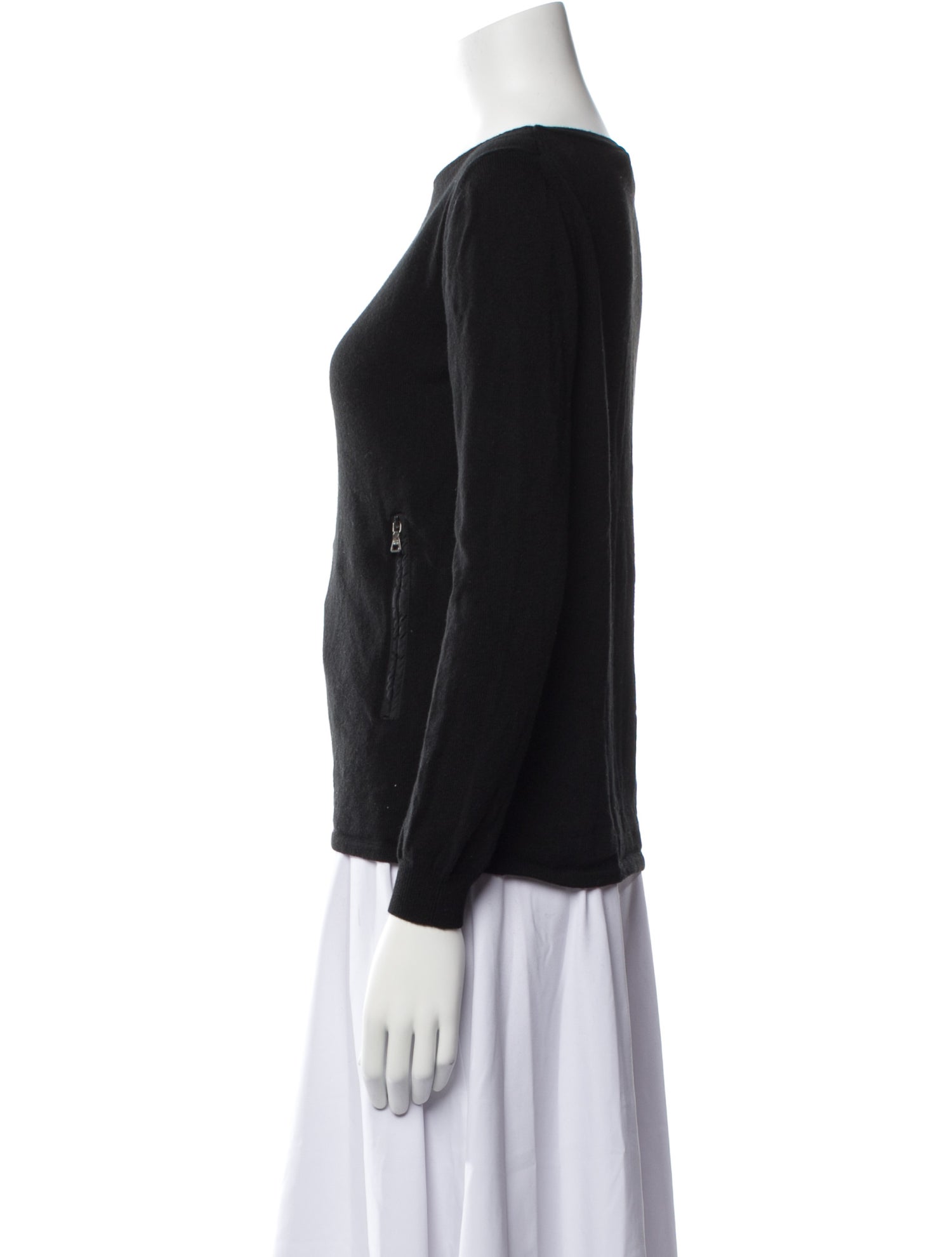 Prada Sport Cashmere Bateau Neckline Sweater