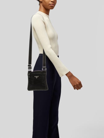 Prada Tessuto Nylon Messenger Bag
