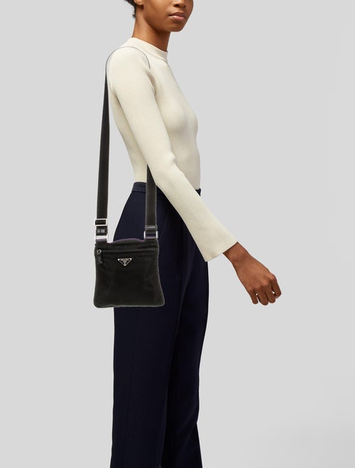 Prada Tessuto Nylon Messenger Bag