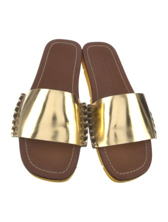 Prada Leather Slides