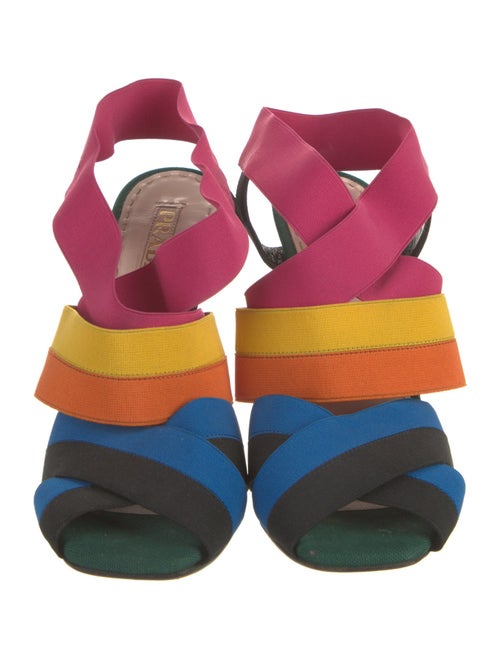 Prada Printed Slingback Sandals