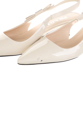 Prada Patent Leather Slingback Pumps