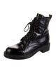 Prada Leather Combat Boots