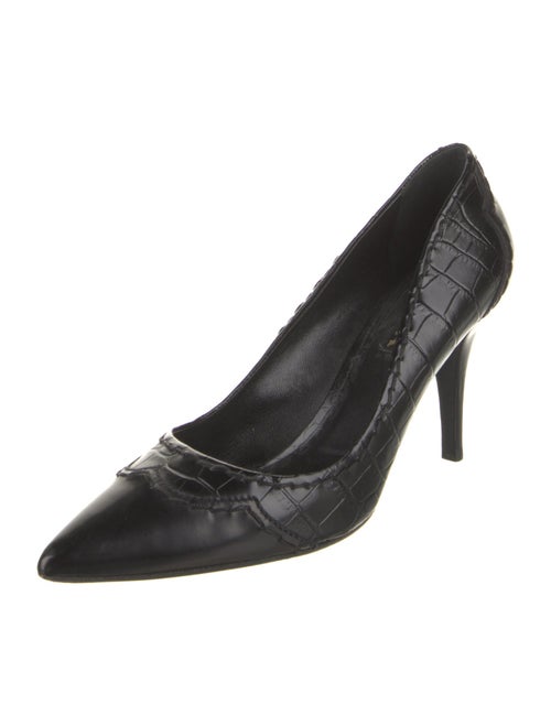 Prada Embossed Leather Pumps