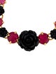 Prada Crystal Rose Link Bracelet