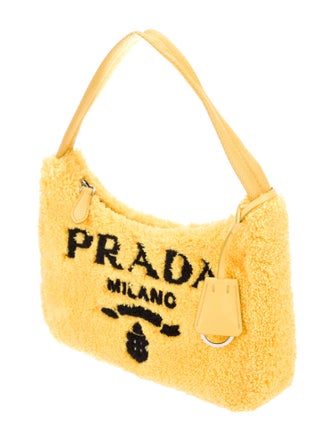 Prada Enameled Metal Triangle Re-Edition 2000