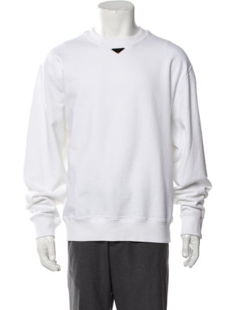 Prada 2023 Enameled Metal Triangle Sweatshirt