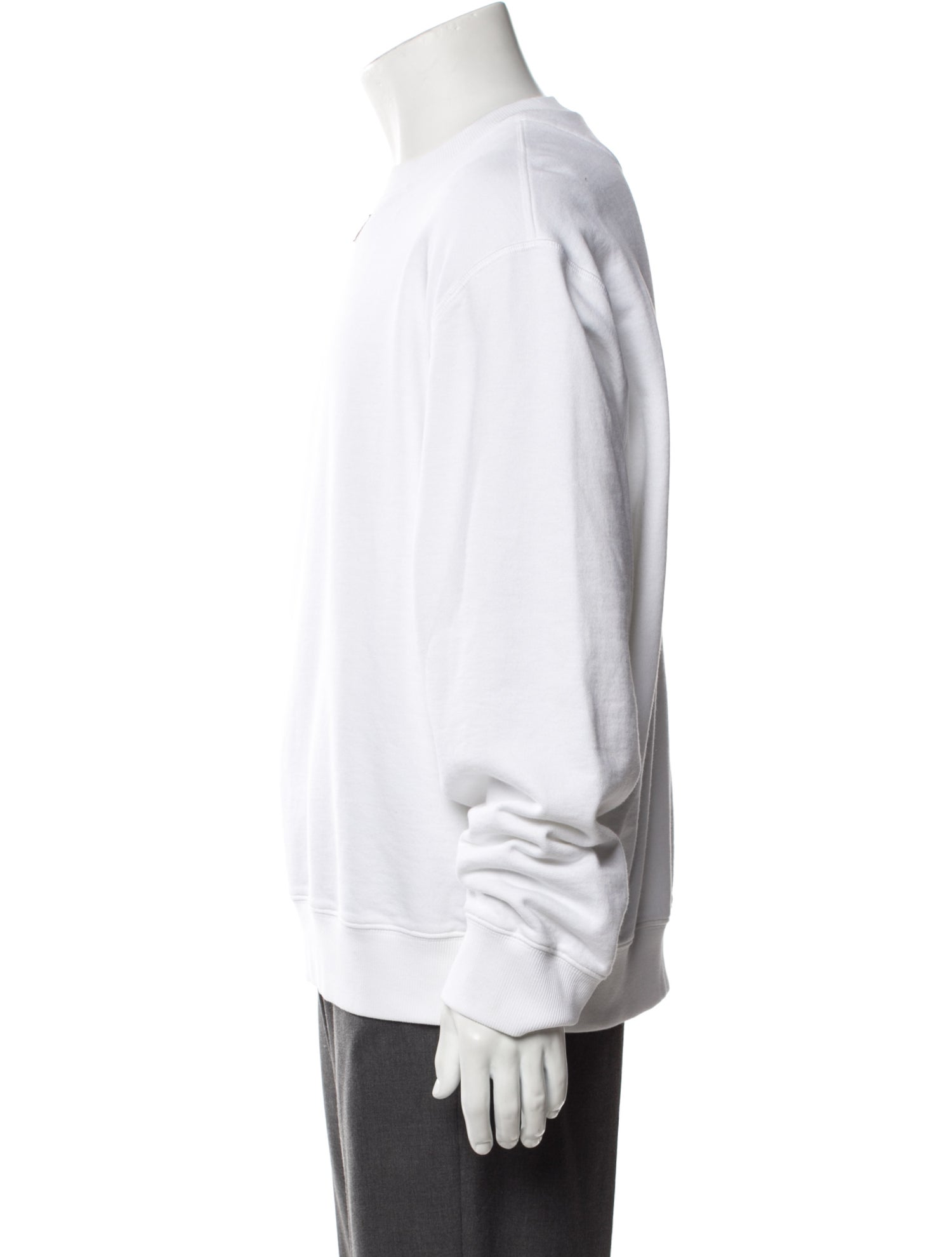 Prada 2023 Enameled Metal Triangle Sweatshirt