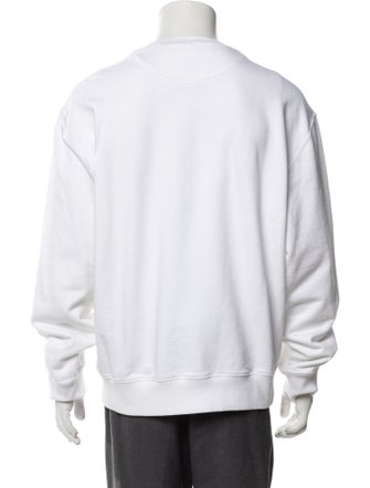 Prada 2023 Enameled Metal Triangle Sweatshirt