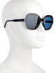 Prada Oversize Tinted Sunglasses
