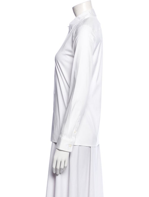 Prada 2018 Long Sleeve Button-Up Top