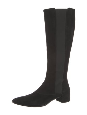 Prada Suede Riding Boots