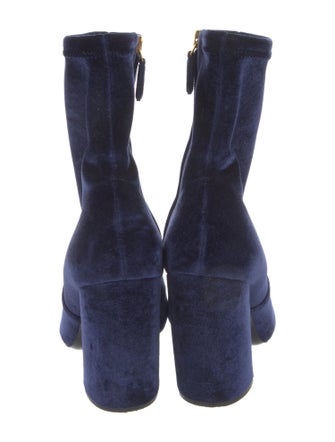 Prada Velvet Sock Boots