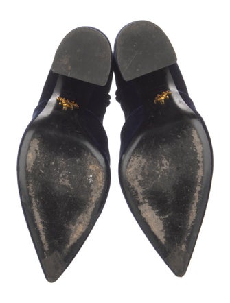 Prada Velvet Sock Boots