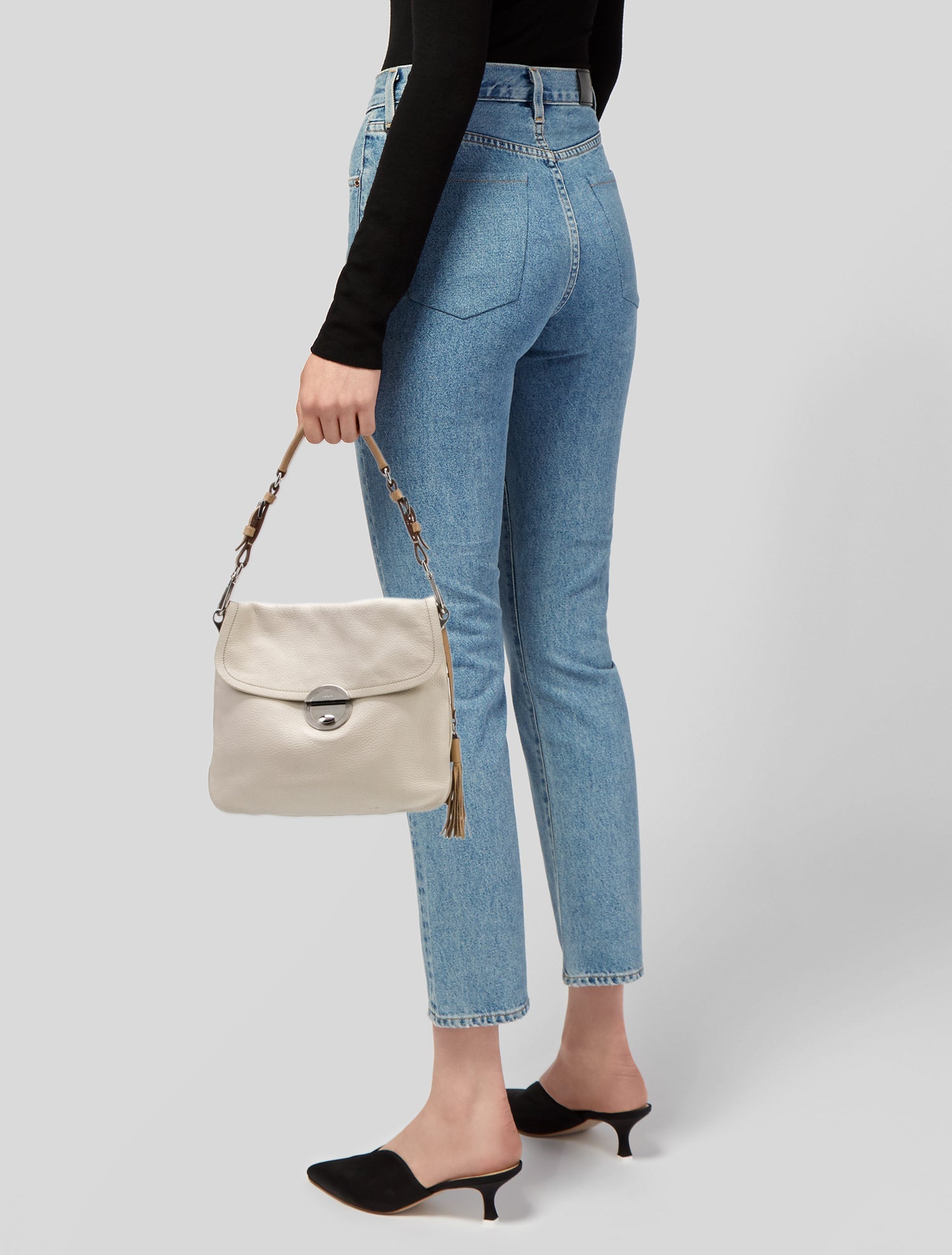 Prada Vitello Daino Leather Shoulder Bag