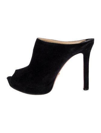 Prada Suede Mules