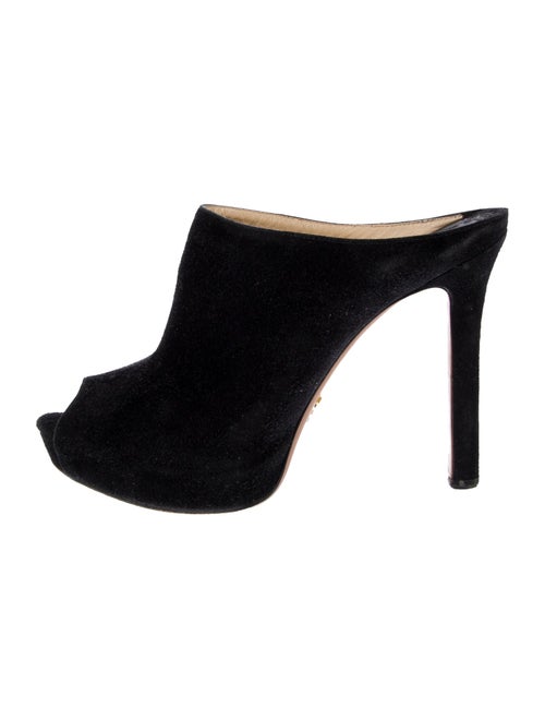 Prada Suede Mules