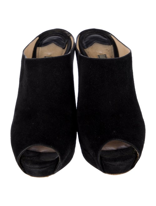 Prada Suede Mules