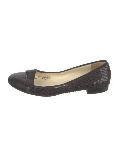 Prada Sequin Embellishments Ballet Flats