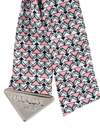 Prada Silk Hair Scrunchie