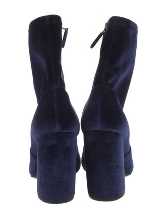 Prada Velvet Sock Boots