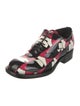 Prada Patent Leather Printed Oxfords
