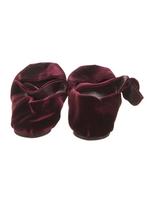 Prada Velvet Mary Jane Flats