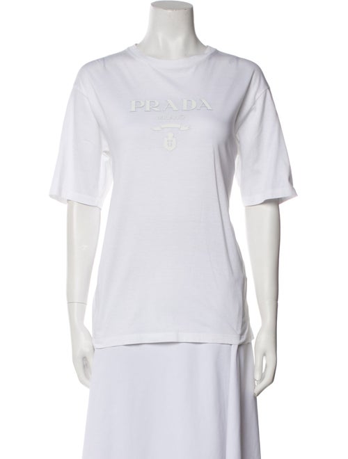 Prada Crew Neck Short Sleeve T-Shirt