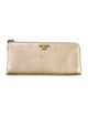Prada Saffiano Metal Leather Wallet