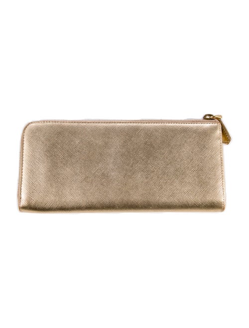 Prada Saffiano Metal Leather Wallet