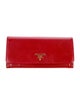 Prada Saffiano Metal Leather Continental Wallet