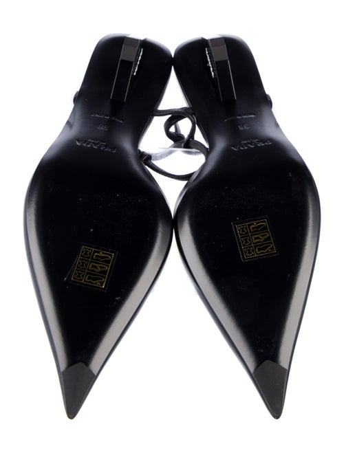 Prada Leather Slingback Flats