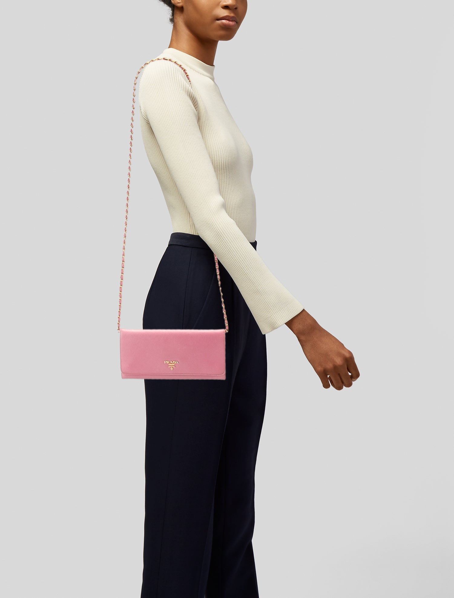 Prada Saffiano Leather Crossbody Bag