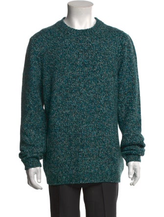 Prada Tweed Pattern Crew Neck Pullover