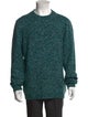 Prada Tweed Pattern Crew Neck Pullover