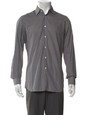 Prada 2013 Plaid Print Shirt